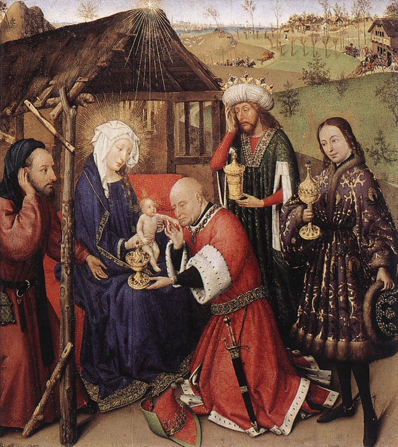 DARET, Jacques Altarpiece of the Virgin dfdsg